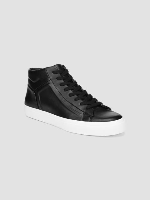 Vince Men's Fynn Leather High-Top Sneakers - Black