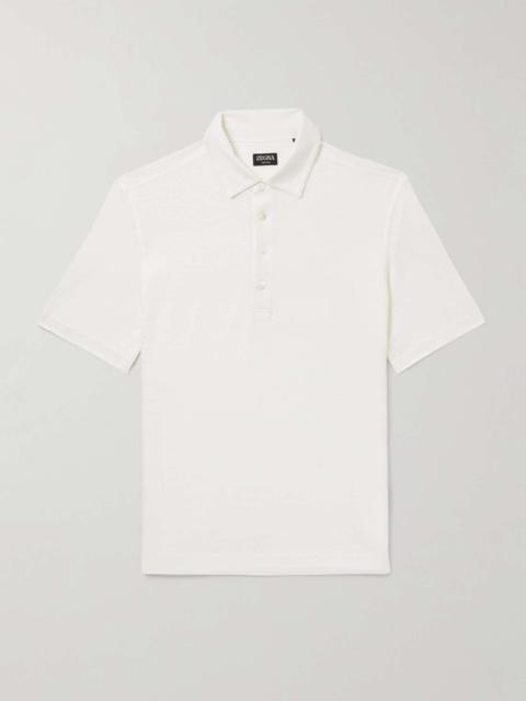 ZEGNA Oasi Linen Polo Shirt