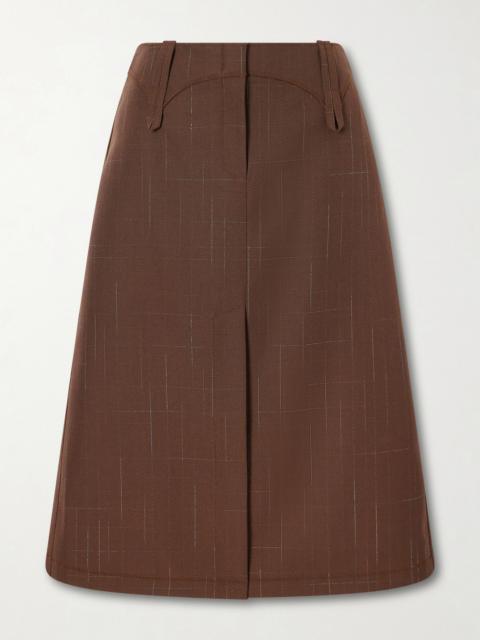 TORY BURCH Wool-blend Knee-length Skirt