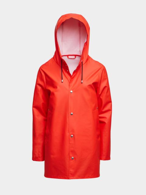 Stutterheim Stockholm Lightweight Raincoat Fade Red
