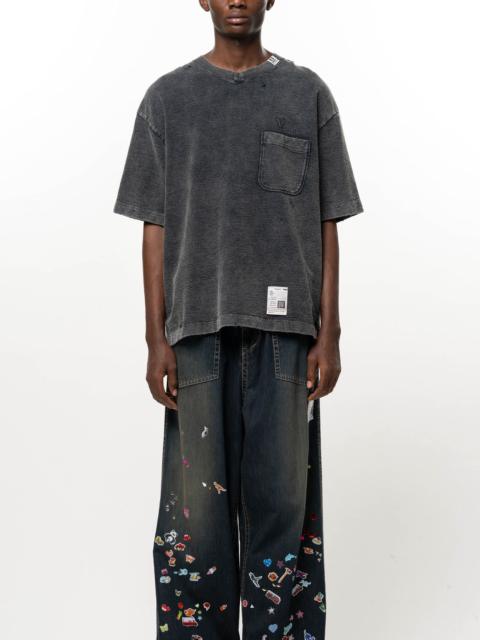 Maison MIHARAYASUHIRO Bleached Waffle T-shirt