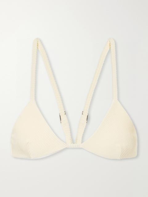 HAIGHT Cora Ribbed Bikini Top