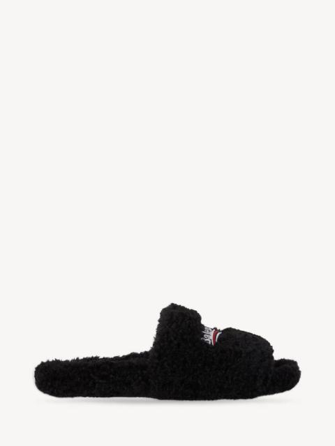 BALENCIAGA Men's Furry Slide 샌들