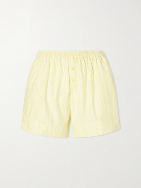 FAITHFULL Lonia Striped Cotton Shorts