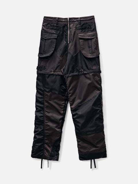 Andersson Bell DETACHABLE PATCHWORK CARGO PANTS