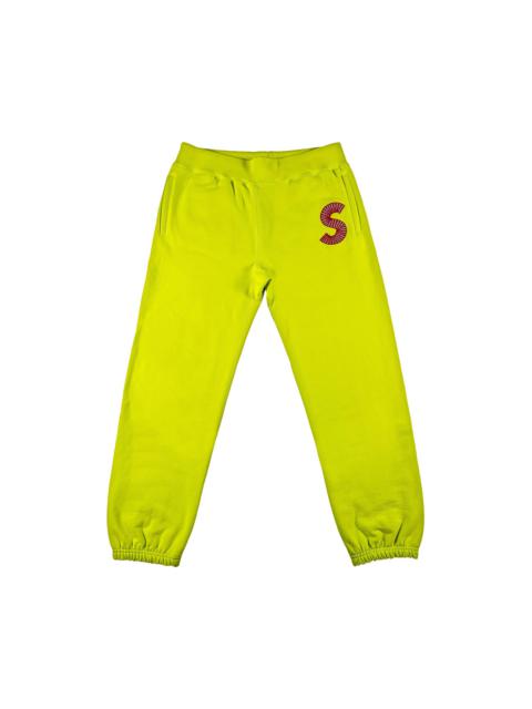 Supreme S Logo Sweatpant 'Acid Green'