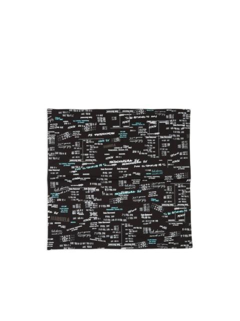 MM6 Maison Margiela Numbers-print scarf