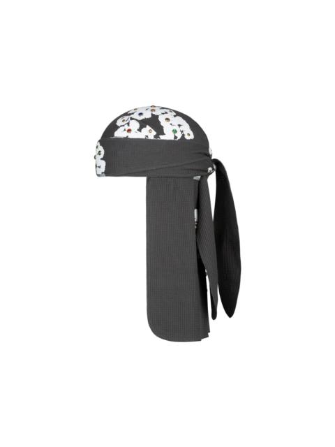 DENIM TEARS Denim Tears Rhinestone Cotton Wreath Durag Vintage Black
