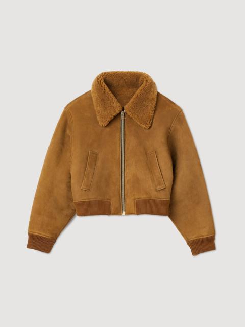 Sandro SHEARLING BOMBER