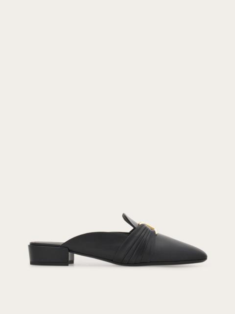 FERRAGAMO Gancini ornament mule