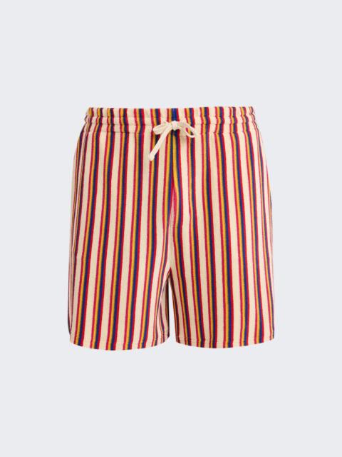 Valentino Terry Shorts Multicolor Stripes