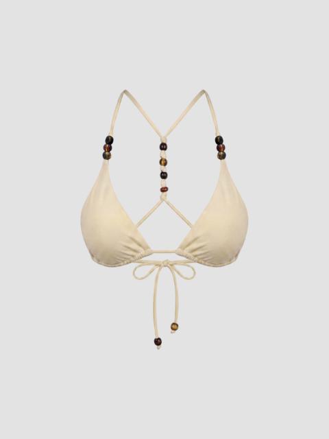 NICHOLAS Women's Rita Racerback Bikini Top - Lemon