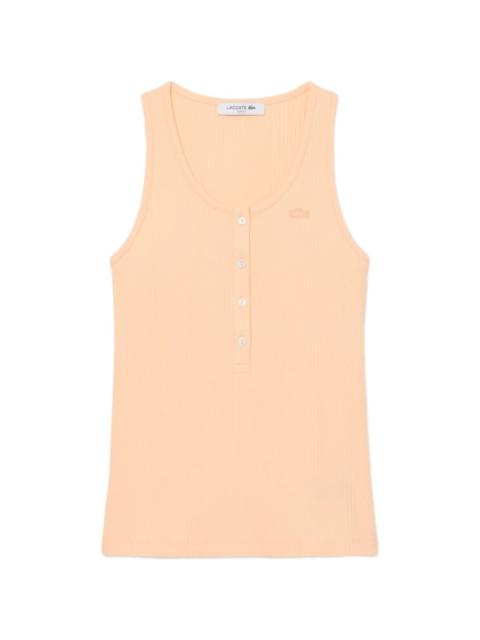 LACOSTE buttoned tank top