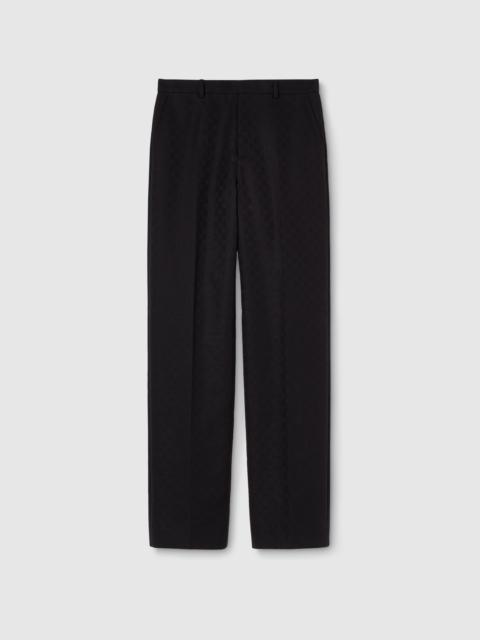 GUCCI GG cotton canvas pants