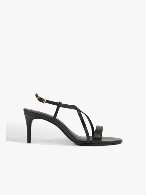 SCHUTZ Avaline Leather Stiletto Sandal