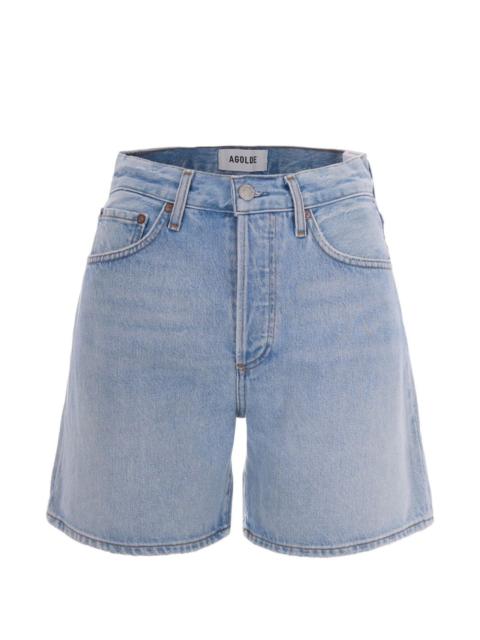 AGOLDE high-waisted denim shorts