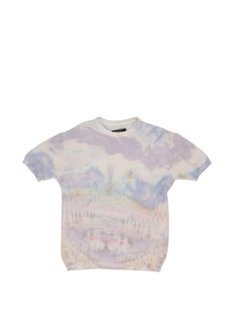 AMIRI tie-dye knitted T-shirt