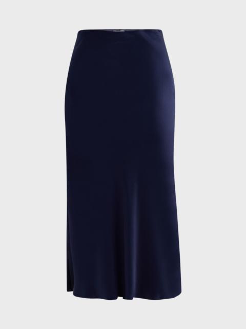 Rails Anya Satin Midi Skirt