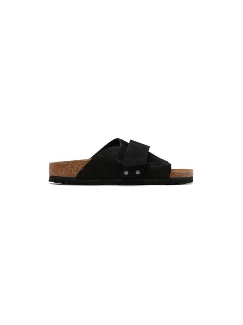 Black Narrow Kyoto Sandals