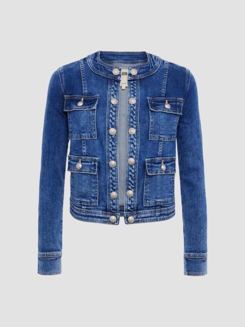 L'AGENCE Women's Yari Collarless Jacket - Rhodes