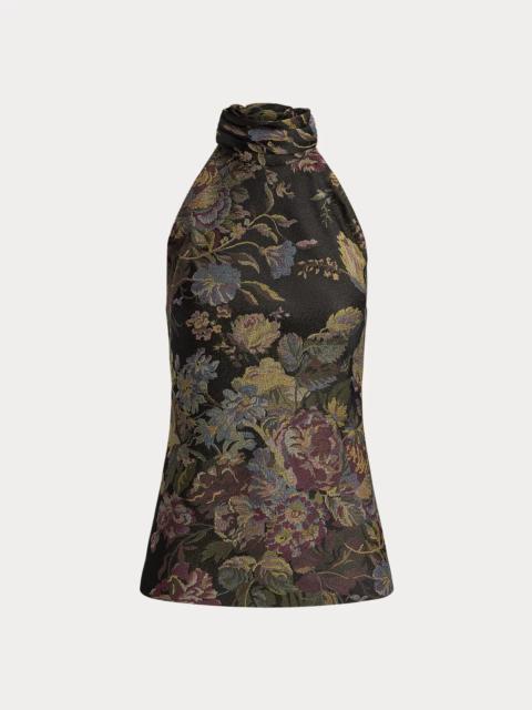 Ralph Lauren Chilton Floral Jacquard Top