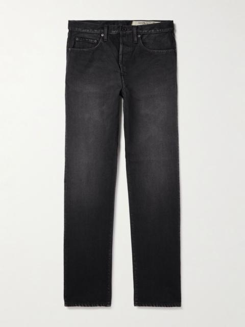 Kapital Monkey CISCO Slim-Fit Straight-Leg Jeans Black