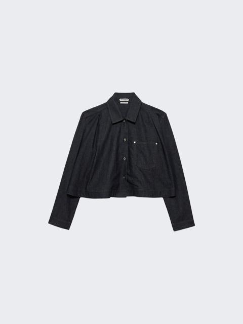 JW Anderson Flare Hem Shirt Indigo Denim