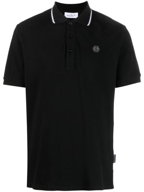 PHILIPP PLEIN skull-pattern polo shirt