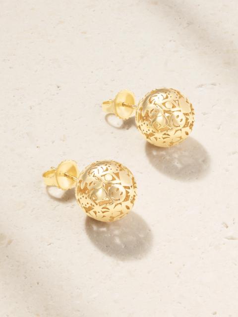 SYDNEY EVAN Icon Wallpaper 14-karat Gold Earrings