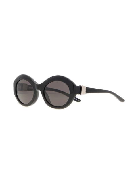 BALENCIAGA Black Acetate Sunglasses