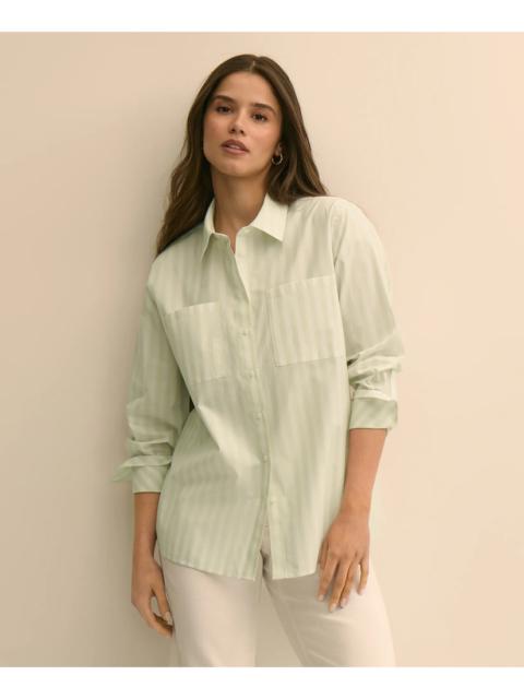 Brooks Brothers Relaxed Cotton Striped Shirt