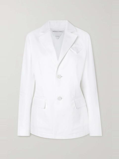 BOTTEGA VENETA Cotton-twill blazer