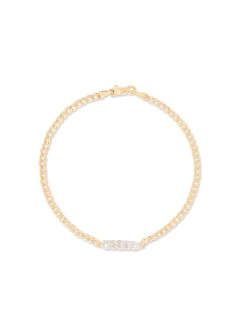 STONE AND STRAND Fine Diamond Pave Curb Chain Bracelet