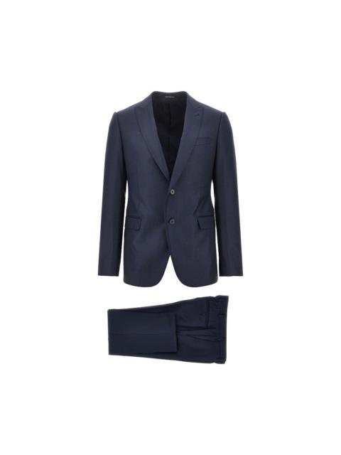 EMPORIO ARMANI JACQUARD WOOL M LINE SUIT