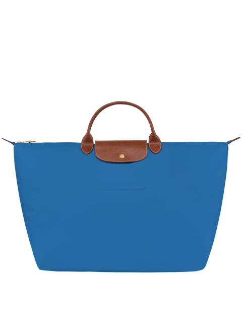 Longchamp x ToiletPaper S Travel bag Cloud Blue - Canvas (L1624TPB427)