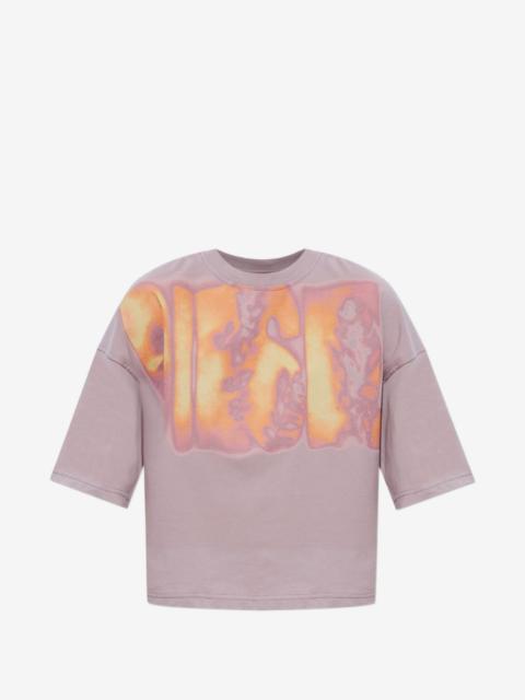 Diesel T-Cropyn-Aa1 logo-print cropped T-shirt
