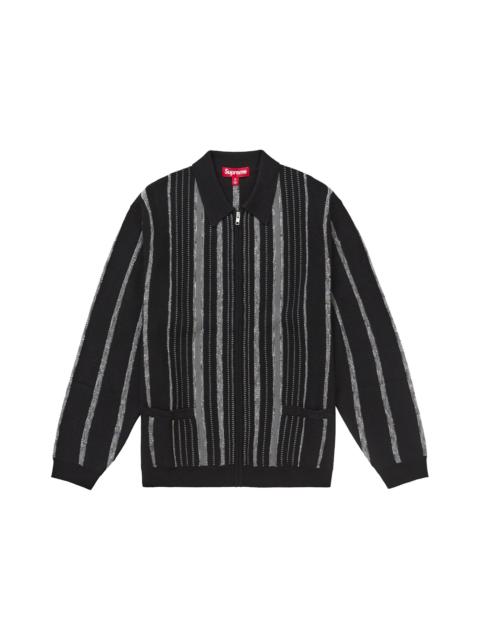 Supreme Supreme Herringbone Cardigan Navy | REVERSIBLE