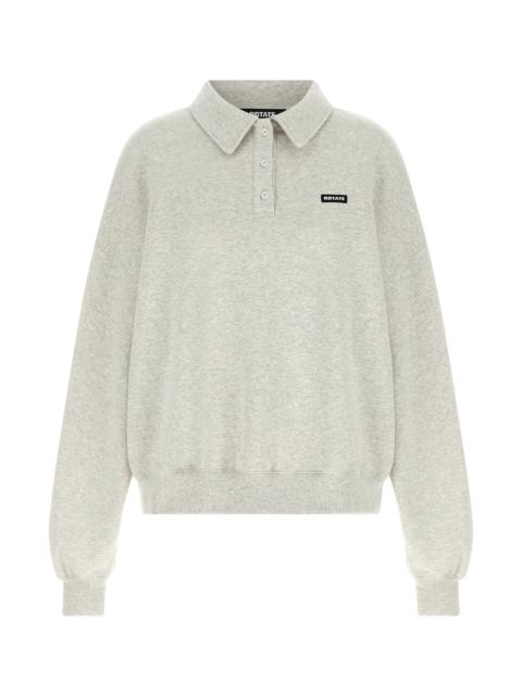 ROTATE Fleece Polo Shirt