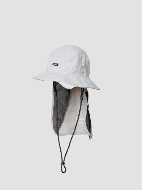 Nigel Cabourn Nanga Nylon Tusser Sunshade Hat in Grey