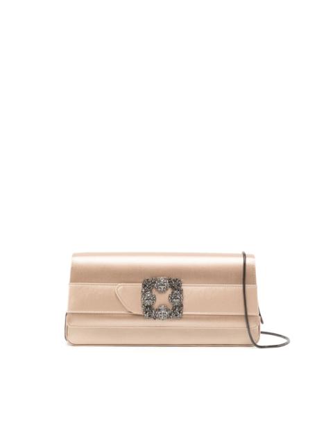 Manolo Blahnik Gothisi crystal-embellished clutch bag