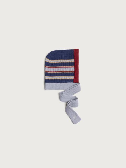 DAMSON MADDER. Damson Madder Stripe Bonnet