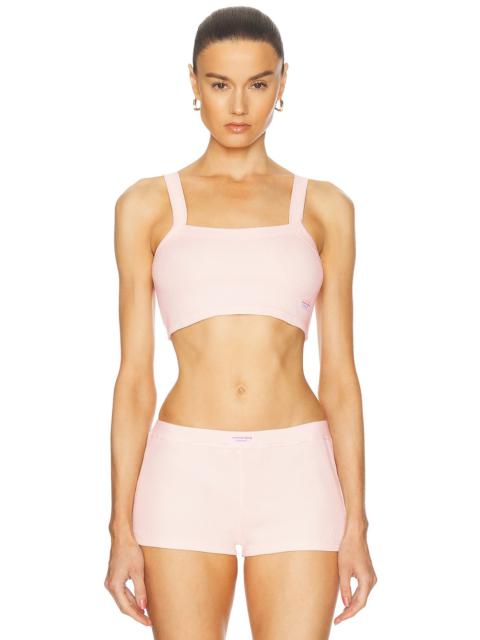 Alexander Wang Cropped Waffle Cami Top