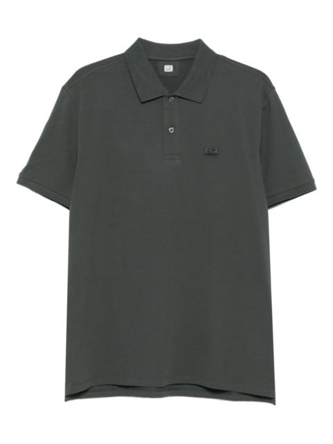 C.P. Company logo-embroidered polo shirt