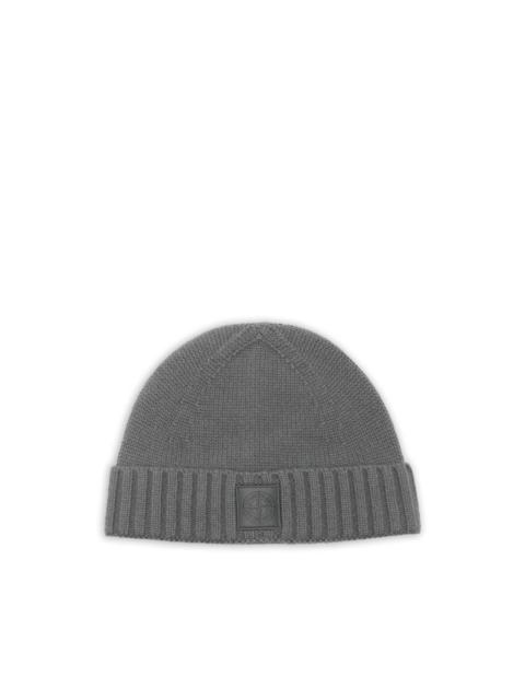 Stone Island logo-patch beanie