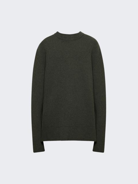 Givenchy Oversized Crewneck Sweater Military Green