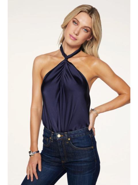 RAMY BROOK Harriet Silk Halter Tank Top