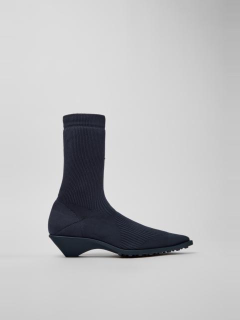 CAMPER Camper x ISSEY MIYAKE - Anna Blue TENCEL Lyocell and Recycled Engineered Materials Ankle Boots for W