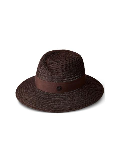 MAISON MICHEL Virginie straw Fedora hat