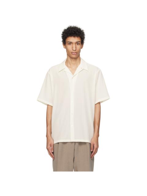 RAINMAKER KYOTO White Open Spread Collar Shirt