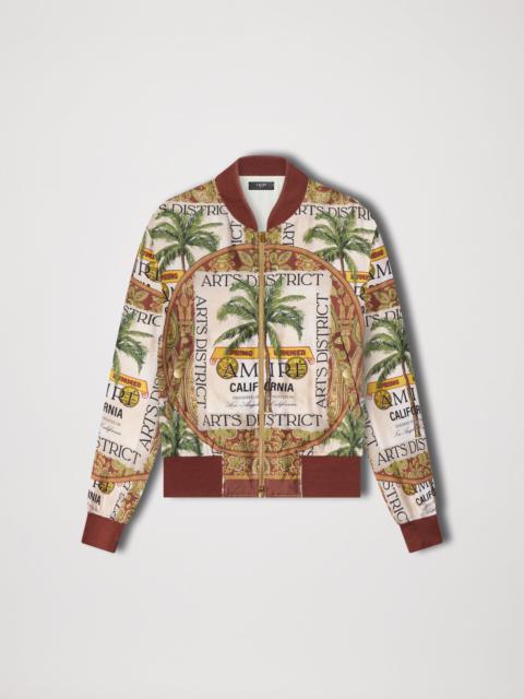 AMIRI RUM LABEL BOMBER JACKET